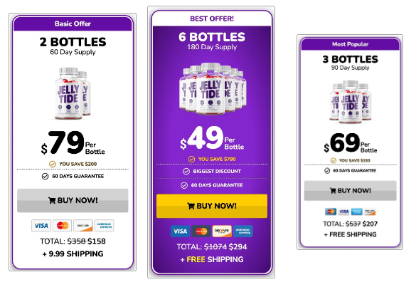Jellytide price